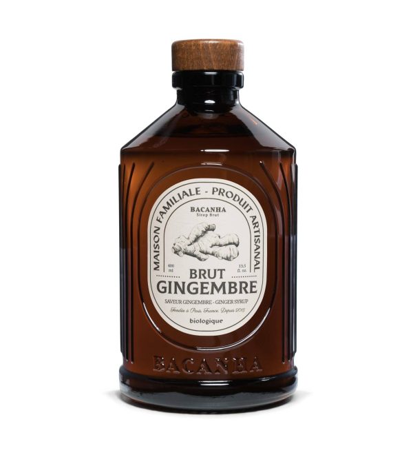 Sirop de Gingembre Brut Biologique – 400 ml