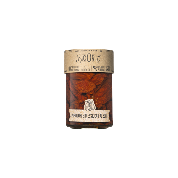 Tomates séchées au soleil biologiques à l’huile EVO – 360gr